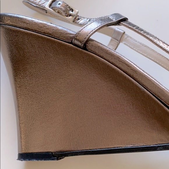 Boden bronze wedge sandal - Picture 3 of 3